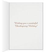 Thanksgiving à travers les Miles mignon mignon Cit (Intérieur (Droit))