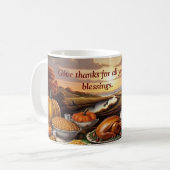 Thanksgiving Abundance Coffee Mug (Devant gauche)