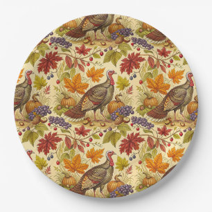 Thanksgiving-abundantie Papieren Bordje