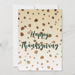 Thanksgiving Acorns platte Kaart
