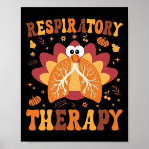 Thanksgiving Ademhalingstherapie Therapeut Herfst Poster