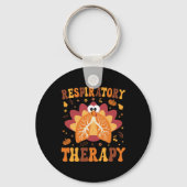 Thanksgiving Ademhalingstherapie Therapeut Herfst Sleutelhanger (Voorkant)