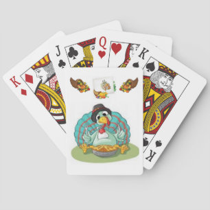 Thanksgiving afspeelkaartdeck pokerkaarten