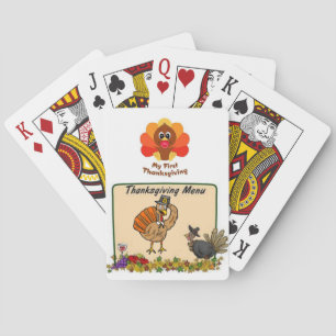 Thanksgiving afspeelkaartdeck pokerkaarten