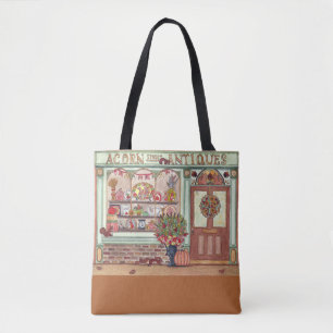 Thanksgiving Antiek Waterverf Canvas tas