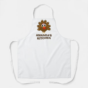 Thanksgiving apron met grappig afbeelding van de t schort
