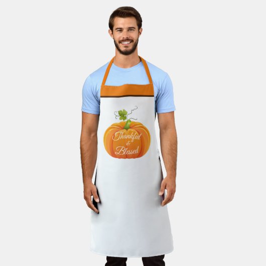 Thanksgiving Apron Schort (Gedragen)
