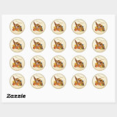 Thanksgiving. Autocollant Cornucopia (Feuille)