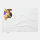 Thanksgiving Automne Cornucopia Serviette de cuisi (Horizontal)