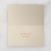 Thanksgiving Automne Feuilles Acorns Cartes de Pla (Intérieur déplié)