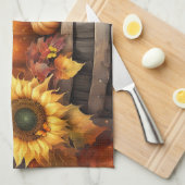 Thanksgiving Autumn Fall Foliage Leaves Theedoek (Quarter Fold)