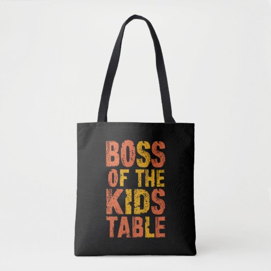 Thanksgiving Baas Van De Kinderen Tafel Turkey Day Draagtas (Voorkant)