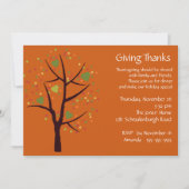 Thanksgiving Bedankt binnenpartij geven Kaart (Voorkant)