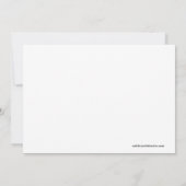 Thanksgiving Bedankt binnenpartij geven Kaart (Achterkant)