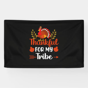 Thanksgiving bedankt voor mijn stam spandoek