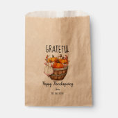 Thanksgiving Bedankzakje (Voorkant)