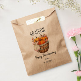 Thanksgiving Bedankzakje