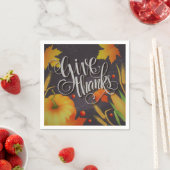 Thanksgiving begroet servet (Insitu)