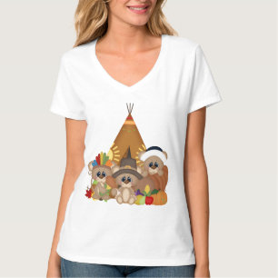 Thanksgiving Beren Vakje T-shirt