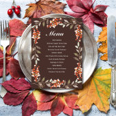 Thanksgiving Berries Menu