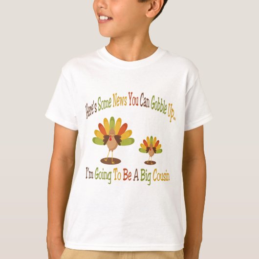 Thanksgiving Big Cousin koninklijk Shirt (Voorkant)