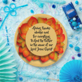 Thanksgiving Bijbelcitaat Herfstblad Bord (Feest)