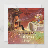 Thanksgiving-binnenpartij Kaart (Voorkant)
