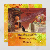 Thanksgiving-binnenpartij Kaart (Voorkant / Achterkant)