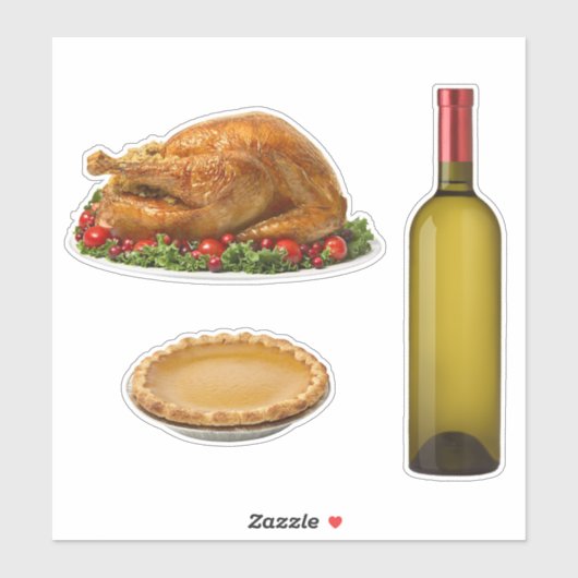 Thanksgiving binnenste sticker (Vel)