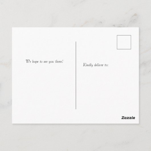 Thanksgiving binnenuitnodiging briefkaart (Achterkant)