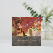  Thanksgiving Binnenuitnodiging Kaart (Staand voorkant)