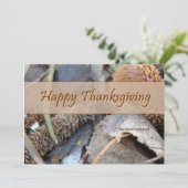 Thanksgiving binnenuitnodiging kaart (Staand voorkant)