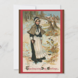 Thanksgiving binnenuitnodiging kaart