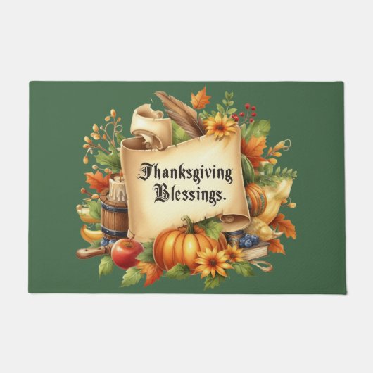 Thanksgiving Blessing Doormat Deurmat (Voorkant)