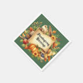 Thanksgiving Blessing Napkins Servet (Hoek)