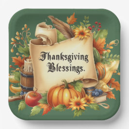 Thanksgiving Blessing Paper Bord