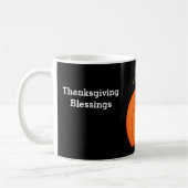 Thanksgiving Blessings Oranje pomkin Koffiemok (Links)
