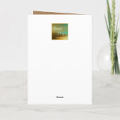 Thanksgiving bloemschikken Kaart (Achterkant)