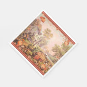 Thanksgiving boeren oogsten thuis servet (Hoek)