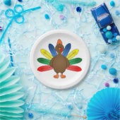 Thanksgiving - Bord op papier/Turkije (Feest)