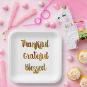 Thanksgiving borden papieren bordje (Feest)