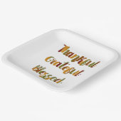 Thanksgiving borden papieren bordje (Gebogen)