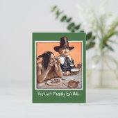 Thanksgiving Briefkaart (Staand voorkant)