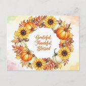 Thanksgiving Briefkaart (Voorkant)