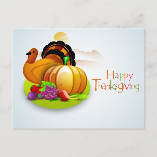 Thanksgiving Briefkaart (Voorkant)