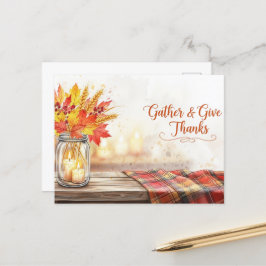 Thanksgiving Briefkaart