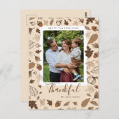 Thanksgiving Briefkaart (Voorkant / Achterkant)