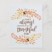 Thanksgiving Briefkaart (Voorkant)