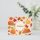 Thanksgiving Briefkaart (Staand voorkant)