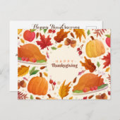 Thanksgiving Briefkaart (Voorkant / Achterkant)